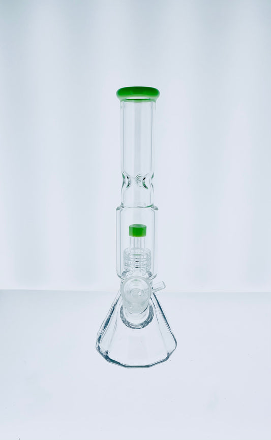 13" Diamond Base Beaker w/ Color Perc