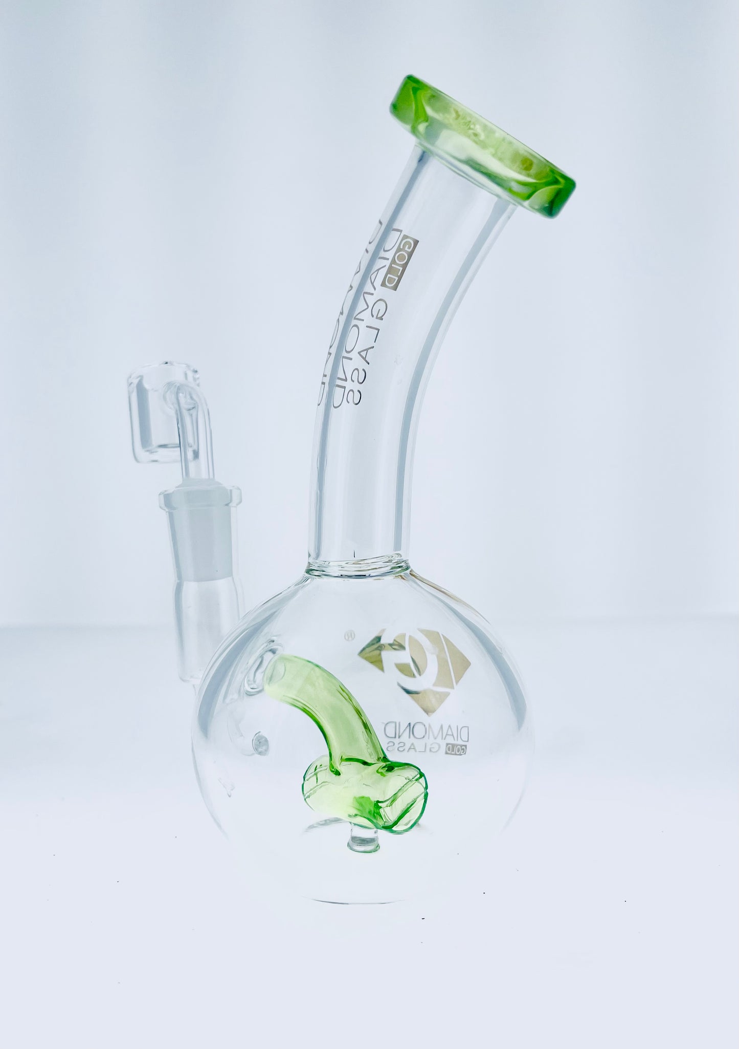 6.5" Bubble Rig w/ Color Mouth & Inline Perc