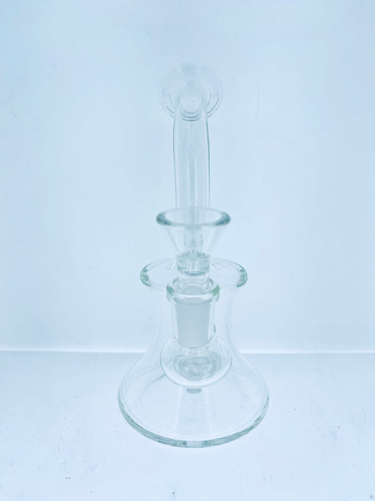 6.5" Clear Rig w/ Showerhead Perc